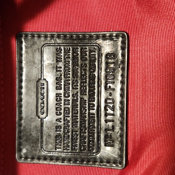 Coach Signature Black and Grey Leather Satchel Bag EUC - Picture 2 of 6